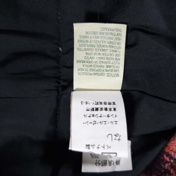 LL Bean Favorite Fit Plaid Pencil Skirt Womens 12 Wool Nylon Blend Lined Preppy - Picture 14 of 15